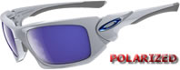 Oakley Scalpel White Chrome / Ice Iridium Polarized (OO9095-07)